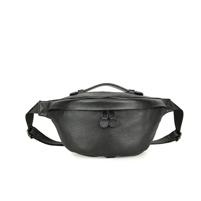 New Top Layer Cowhide Waist Bag Genuine Leather Chest Bag Soft Leather Fashion Shoulder Bag Crossbody Bag Travel Bag Drop Shipping