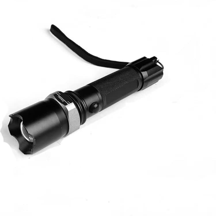 High-Power Aluminum Alloy Flashlight Zoomable Car USB Charging Patrol LED Flashlight Outdoor T6 Flashlight Gift