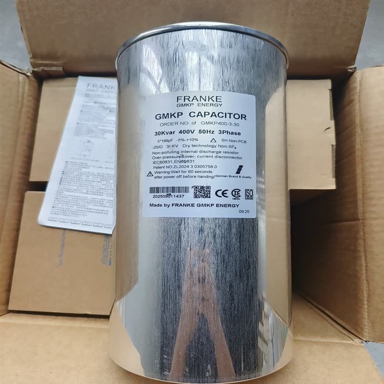 German Original GMKP400-3-30 3*199UF 400VAC FRANKE Three-Phase AC Filter Capacitor