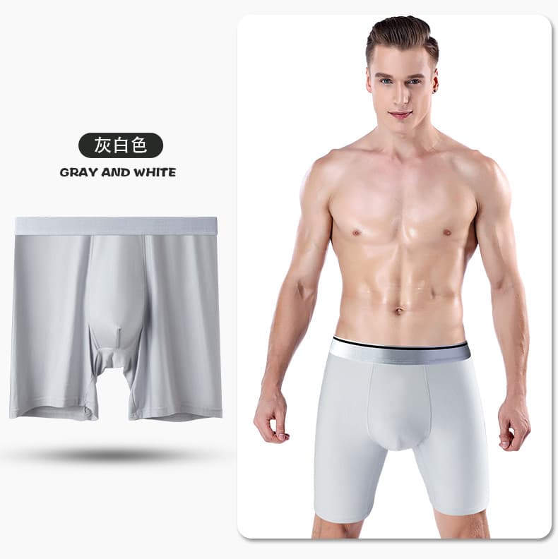 Cross-border Men's Underwear Factory Direct Sale, Extended Boxer Briefs, Cross-border