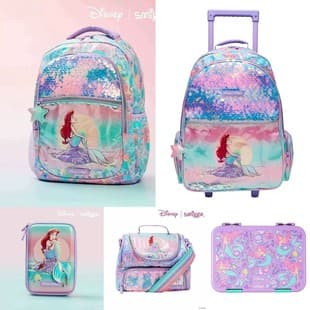 Australian Smiggle Backpack Mermaid Design Large Capacity School Bag for Kids Boys Girls Back-to-School Gift