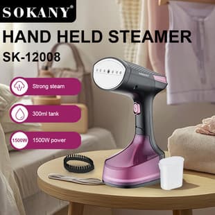 Export SOKANY 12008 Steam Iron Brush, Home Travel Portable Handheld Steam Iron Brush, Garment Ironing Machine, Small Iron