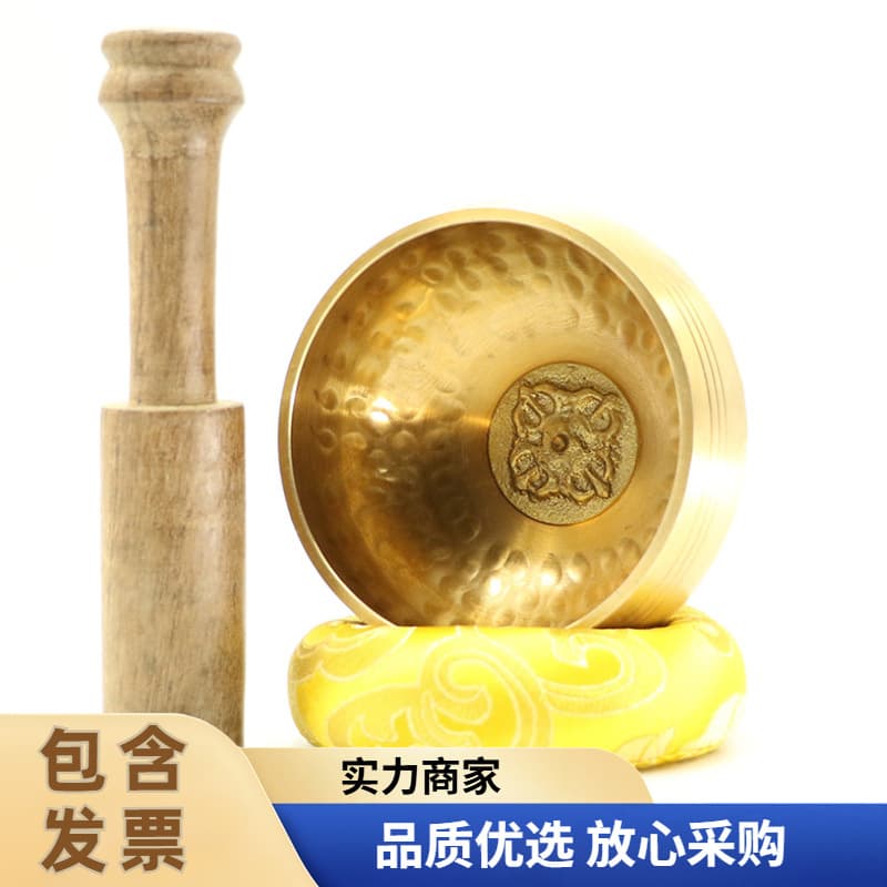 Buddhist Sound Bowl, Nepal Handmade Singing Bowl, Cross-border Singing Bowls, Yoga Meditation Sound Bowl, Copper Chime