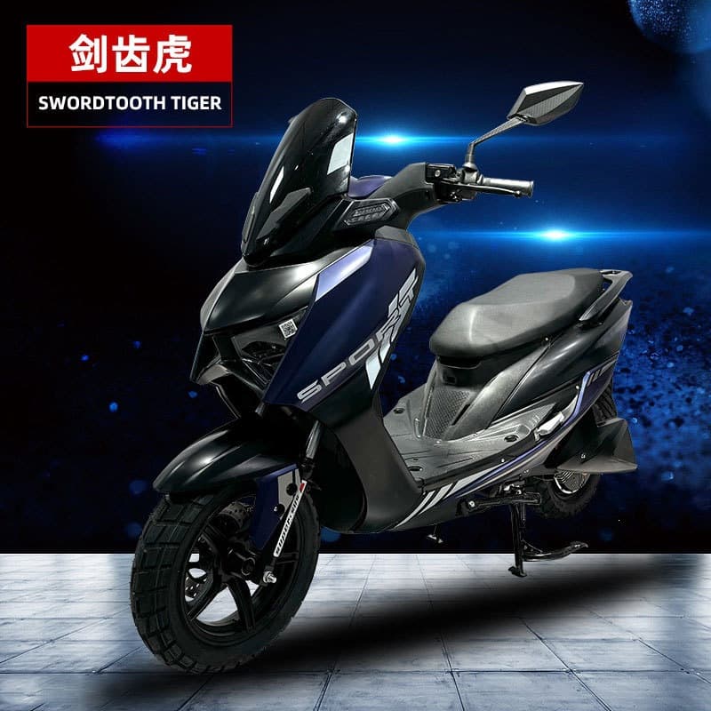 Overseas cross-border electric scooter for high-speed commuting, adult two-wheel energy-saving scooter with license plate eligibility