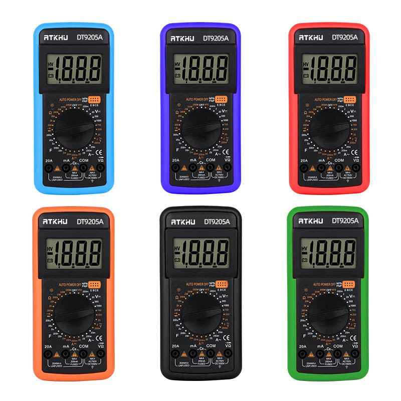 9205 High-Precision Digital Multimeter Multifunctional Anti-Burn Handheld Digital Universal Meter Electrician Current Meter 830