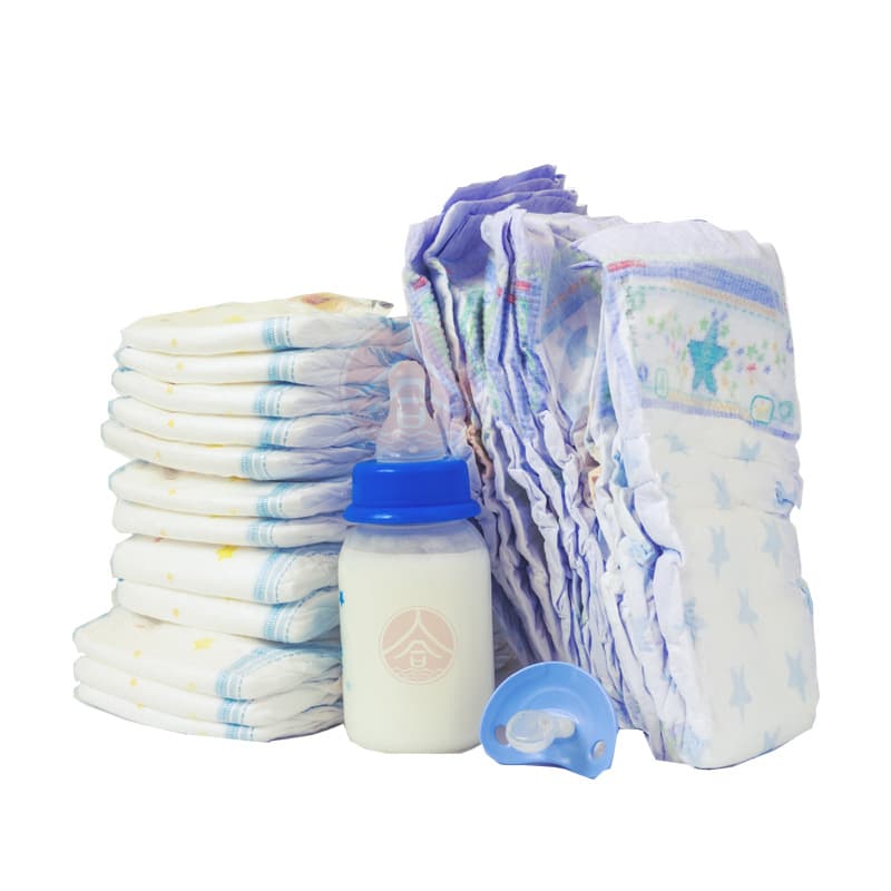 Newborn Baby Diapers Nb Size, Factory Brand, Cotton Soft, Dry and Comfortable, Simple Packaging, Affordable, A-Grade Diapers