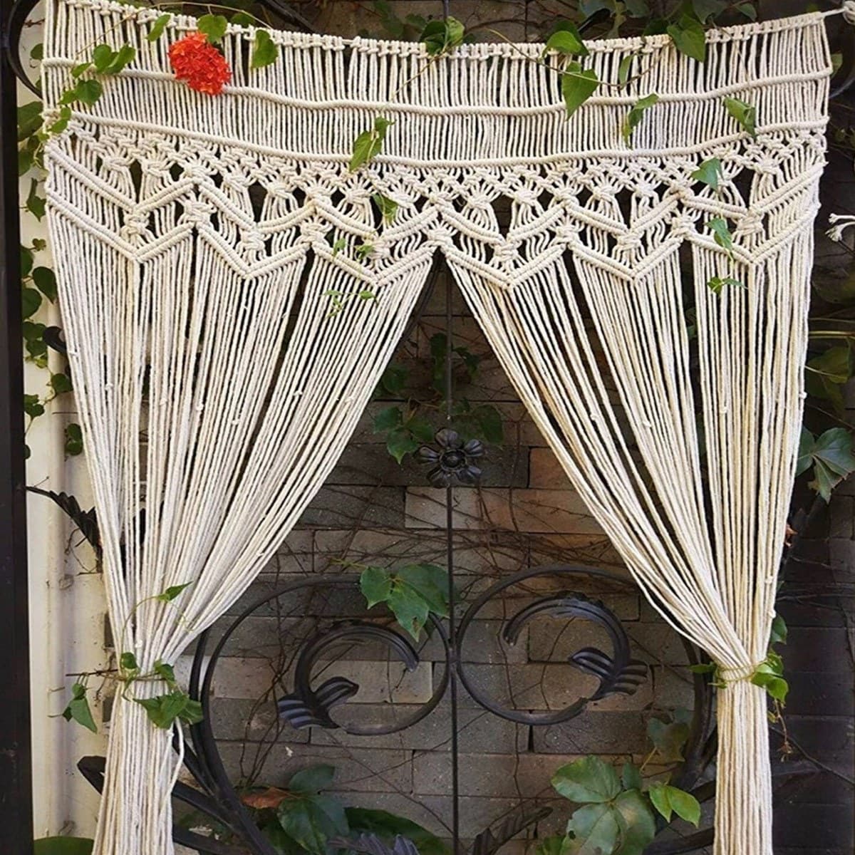Woven Fringe Tapestry, Art Hanging Decorative Wall Tapestry, Indoor Wall Decoration, Hot-Selling Cross-Border Curtain