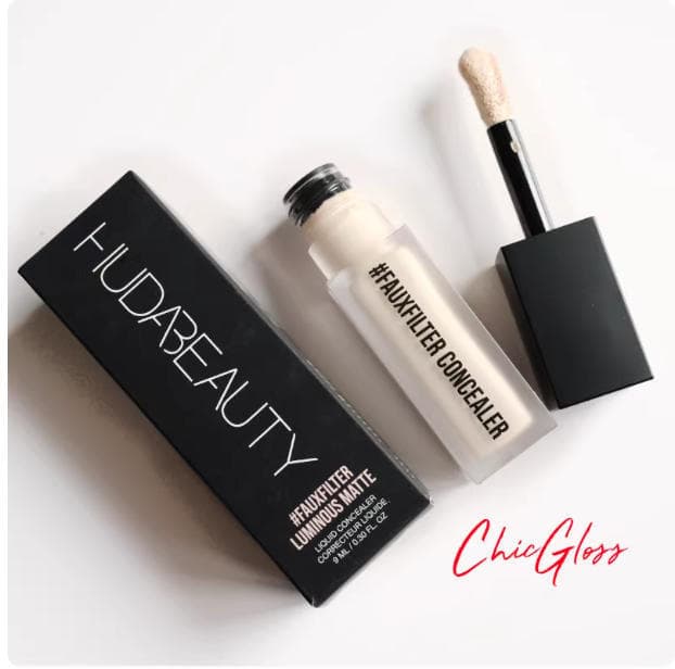 Huda Faux Filter Concealer, Long-lasting Under-eye Concealer, Brightens Dark Circles, No Creasing