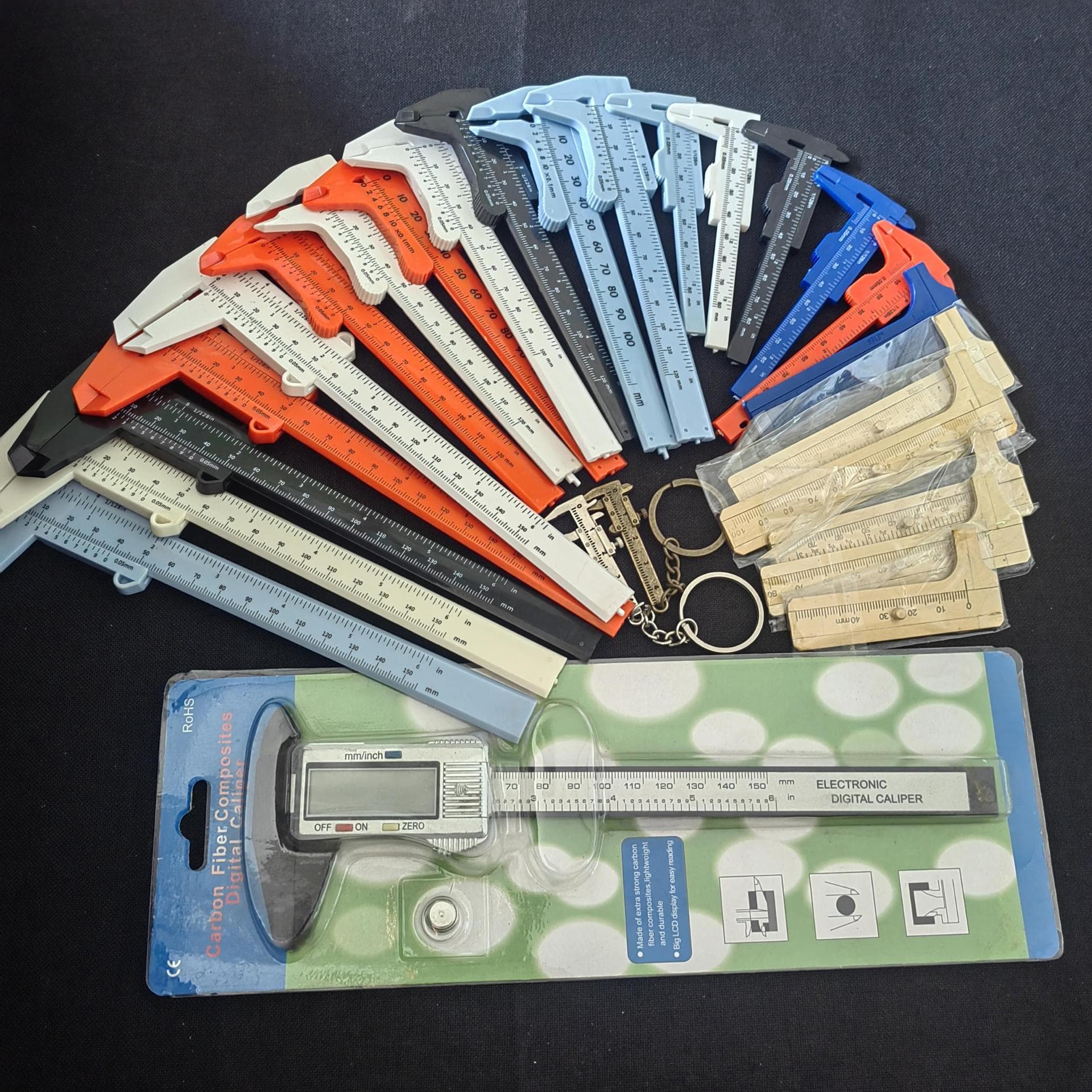 All calipers in this store: brass calipers, plastic calipers, single scale, double scale, for small walnut bracelets, high precision