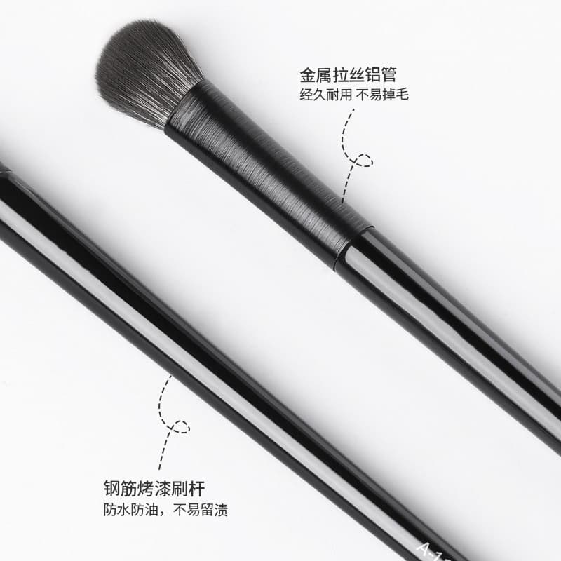 Gudi Style Angled Eyeshadow Brush Set Wholesale Blending Detail Eyeshadow Brush Portable 6-Piece Set