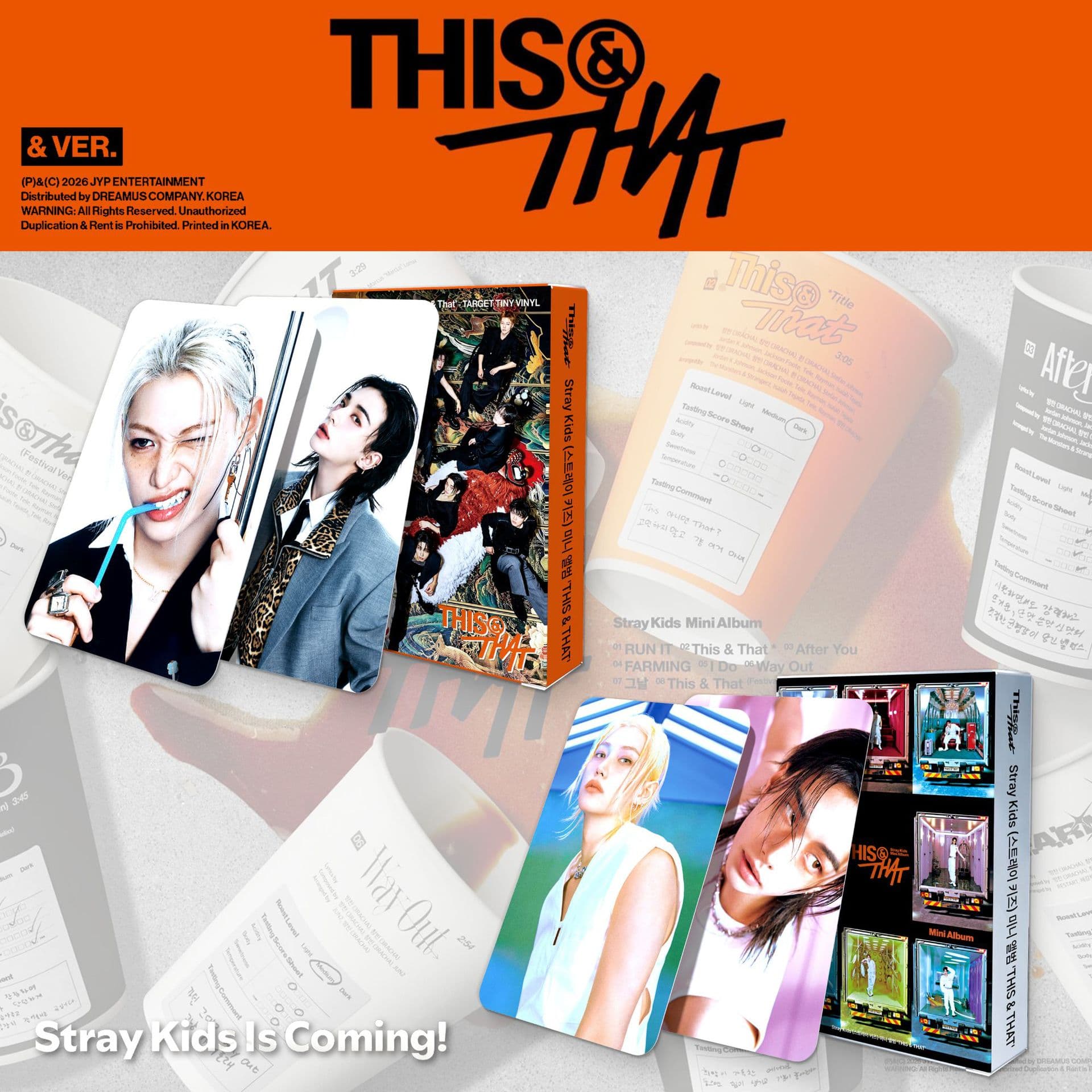 55 StrayKids photo cards, new album THIS THAT star peripherals, Huang Xuanchen collection lomo card