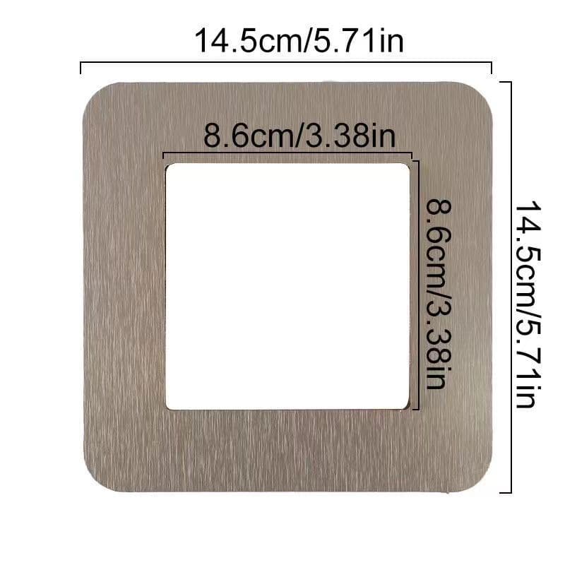 Drop Shipping Overseas 4-Pack Labeled Switch Frame Protectors, New Light Luxury Modern Minimalist Solid Colors