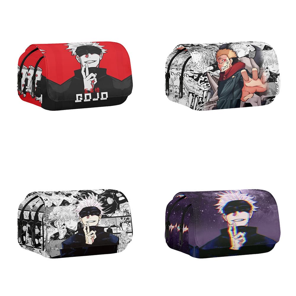 3D cross-border new product animation return series cartoon removable pencil case Korean version double-layer pencil case large capacity
