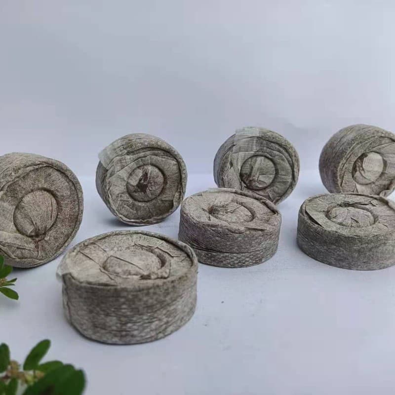 Compressed Seedling Blocks Planting Soil for Cutting Plants, Sowing Grass, Flowers, Vegetables, Non-toxic Coconut Coir Substrate 30-50mm
