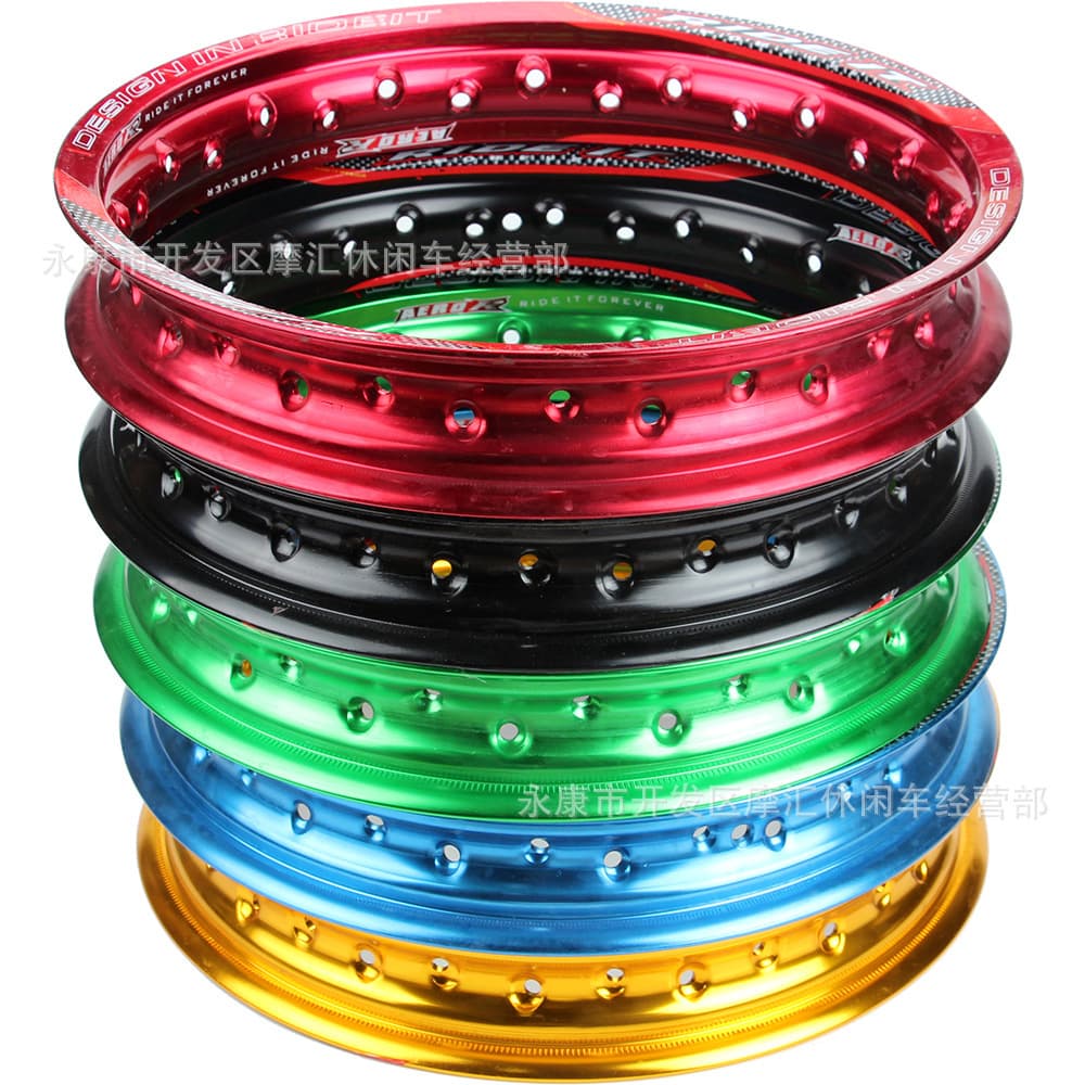 Off-road motorcycle Xiaogaosai CRF XR50 70 Big Flying Eagle 1.85-14 inch rear 32-hole wheel hub outer ring aluminum ring