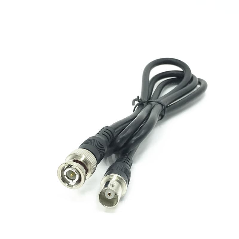 BNC male to BNC female video extension cable RG59 video male to female BNC jumper one male and one female connector