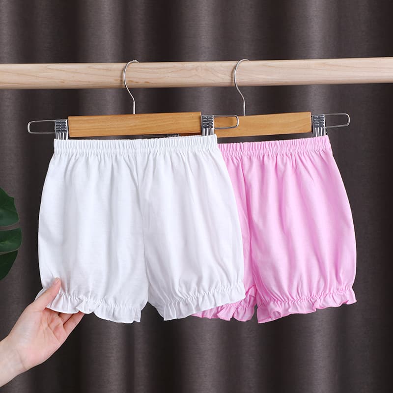 Baby pure cotton bread shorts summer type A thin girls can wear big butt pants for one-year-old babies