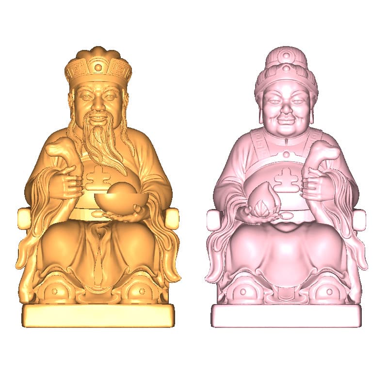 Earth God and Goddess Candle Mold, Baking Silicone Cake Mold, Fondant Mold, Aromatherapy Plaster Mold