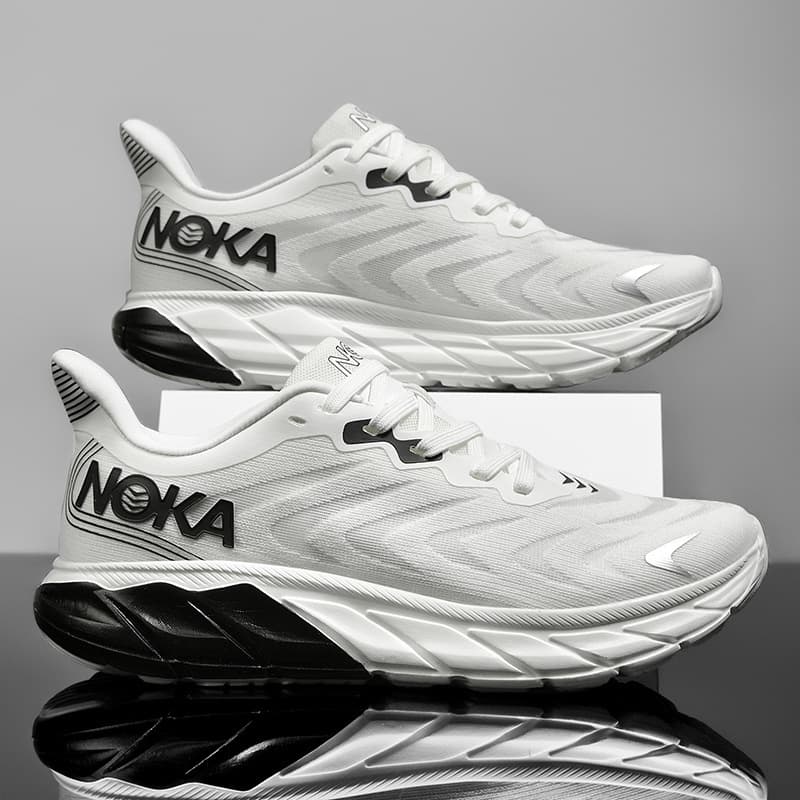 Wholesale 2024 New Fashion Cushioned Running Shoes Sports Trendy Casual Thick Sole Soft Bottom Running Shoes for Men