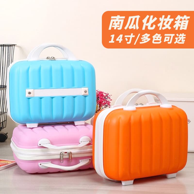 Wholesale Portable Cosmetic Case Lightweight Small Storage Travel Case Mini Gift Box 14-inch Luggage