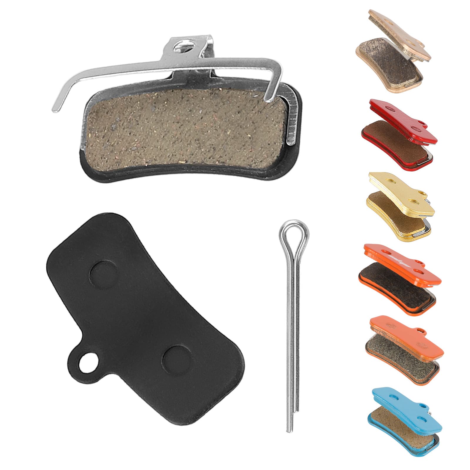 AHIMANO SAINT M810/M820/ZEE M640 M520 and QUADIEM brake pads with metal fittings