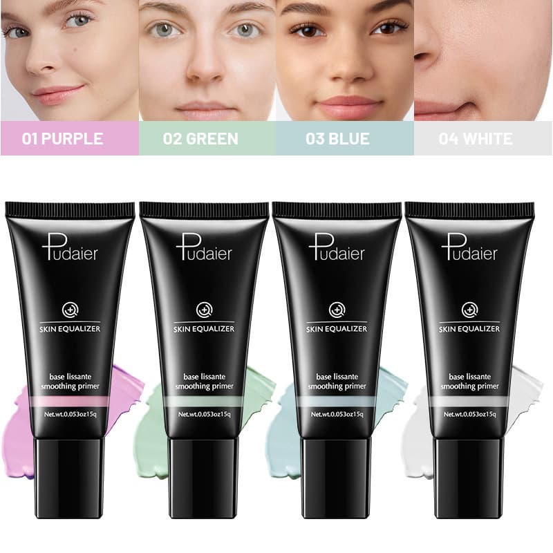 Cross-border Pudaier Primer Makeup Base Four-Color Concealer Brightening Skin Tone Invisible Pores Foundation BB Cream