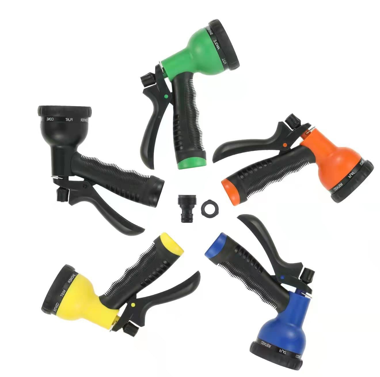 8-Function Car Wash Water Gun, Cleaning Tool, High-Pressure Water Gun, Garden Flower Watering Tool, Wholesale