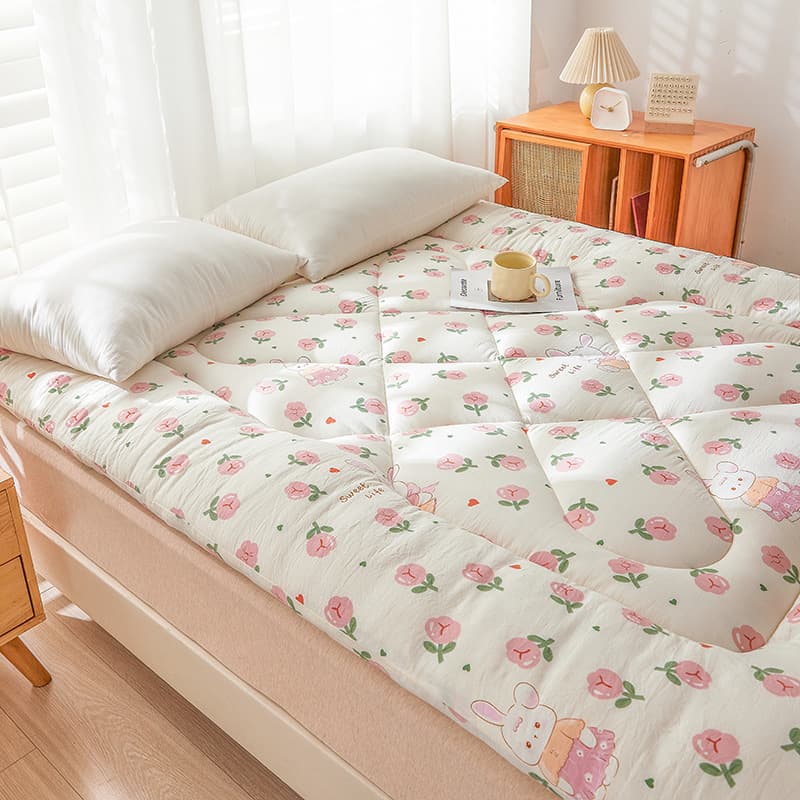 Xinjiang Cotton Mattress Quilt, Soft Pad, Home Ultra-thick Ultra-soft Tatami Dormitory Single Mattress, All-season Use