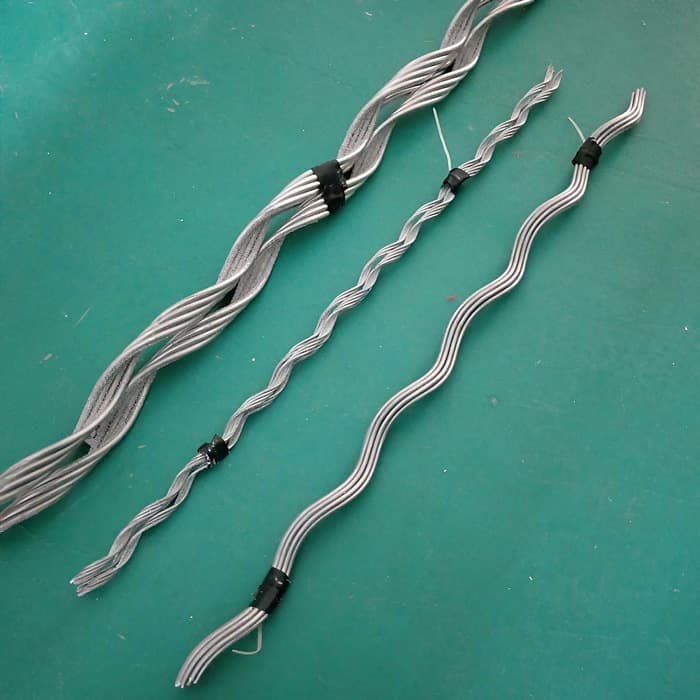 Conductor Repair Fittings Power Preformed Wire Splice Fittings Male Stock Wholesale Full Tension Splice Rod
