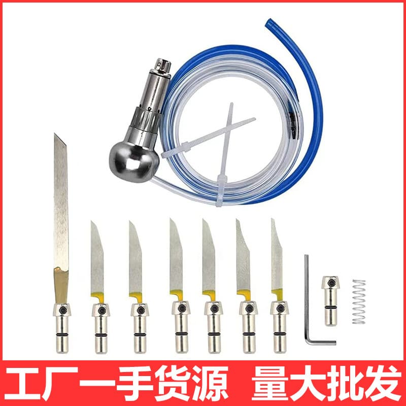 Pneumatic Engraving Machine Handle, Handheld Micro Setting Tool Holder, Beading Machine Accessory Jewelry Equipment Engraving Knife