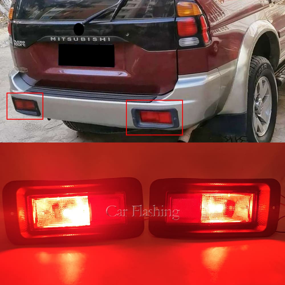 For Mitsubishi Pajero 2000-2008 Beijing Sspeed Rear Bumper Light Rear Fog Light Bumper Light Rear Fog Lamp