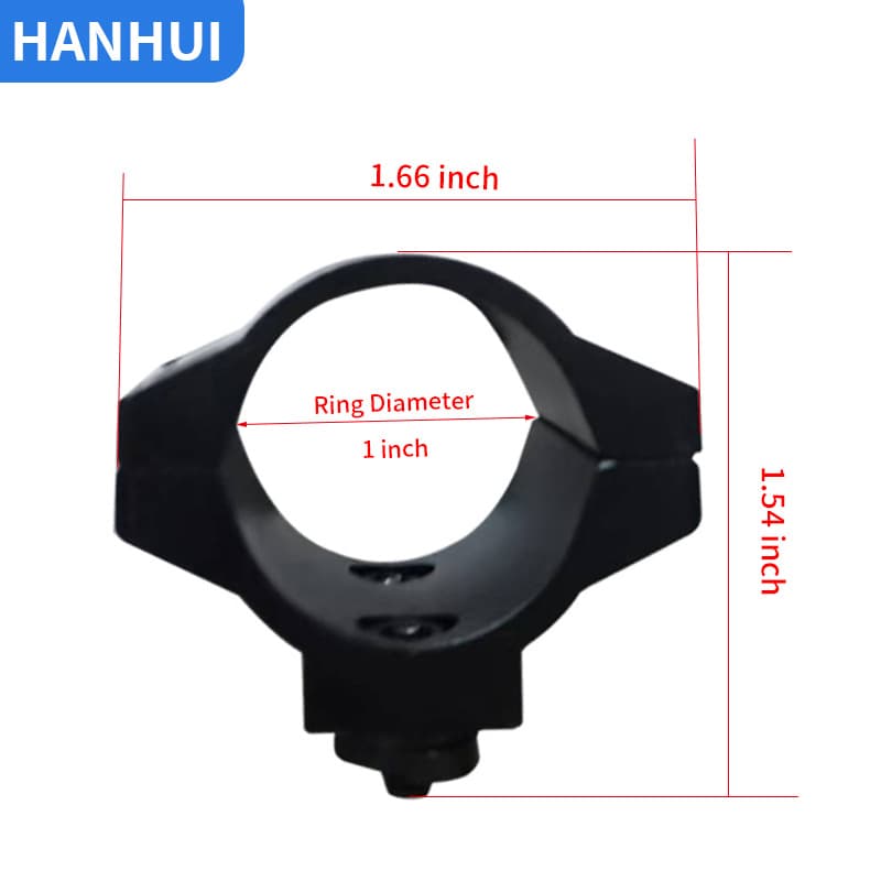 25.4mm Double Row High-Narrow Mount for Laser Sights and Flashlight Tube Clamps, Manufacturer Wholesale