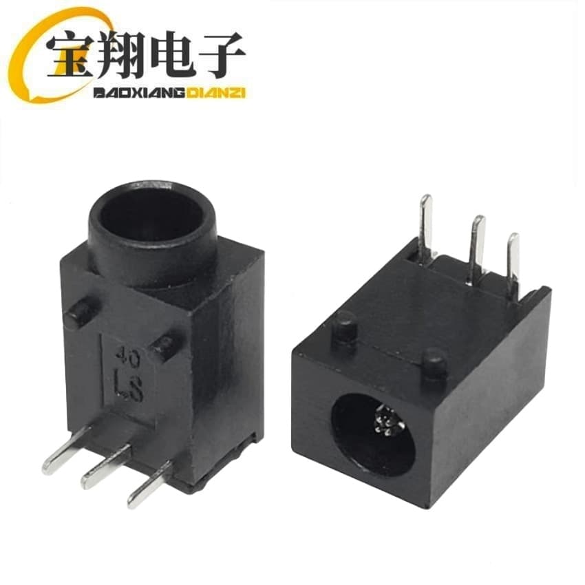 DC Socket DC-003/DC-003A with/without Plug 3.5*1.3 Copper High-Temperature DC Power Socket