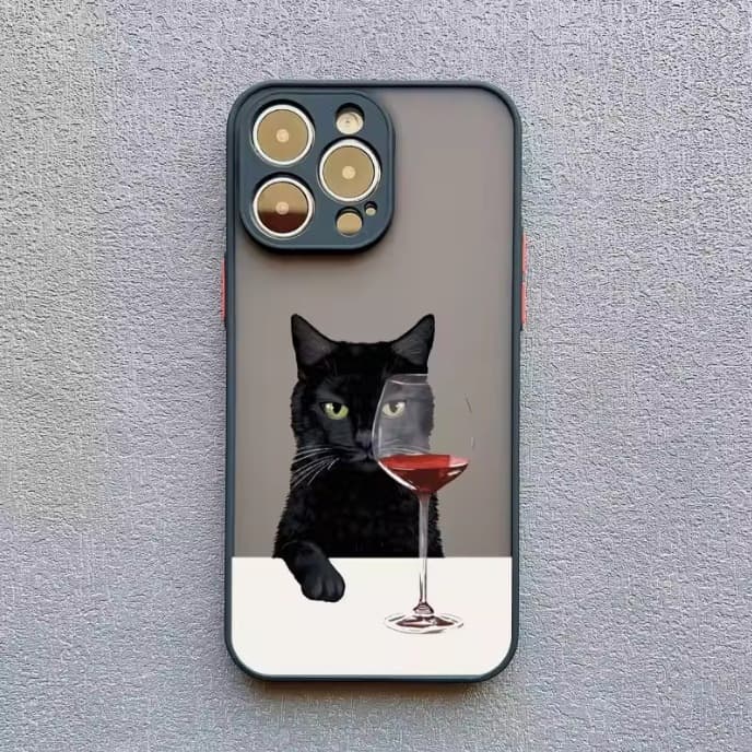 Cross-border Hot Sale Phone Case for Apple 15 iPhone 14 Cute Cat Funny 13 Pro Max Cute 12 Skin-Feel Women