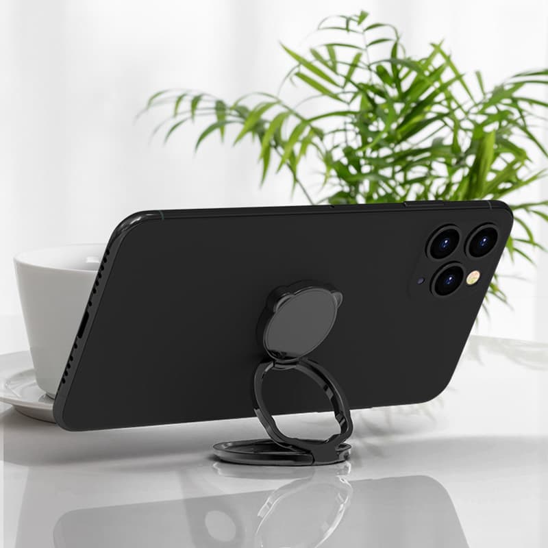 New Bear Foldable Magic Ring Phone Stand Dual Ring Magnetic Phone Stand Multifunctional Phone Stand In Stock