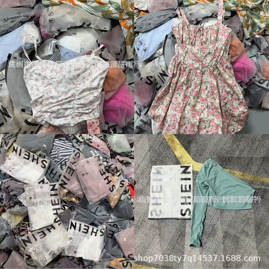 SHEIN Women's Apparel Assorted Lot - Low-Price Foreign Trade Mix: Tops, Vests, Sexy Dresses, and Suits