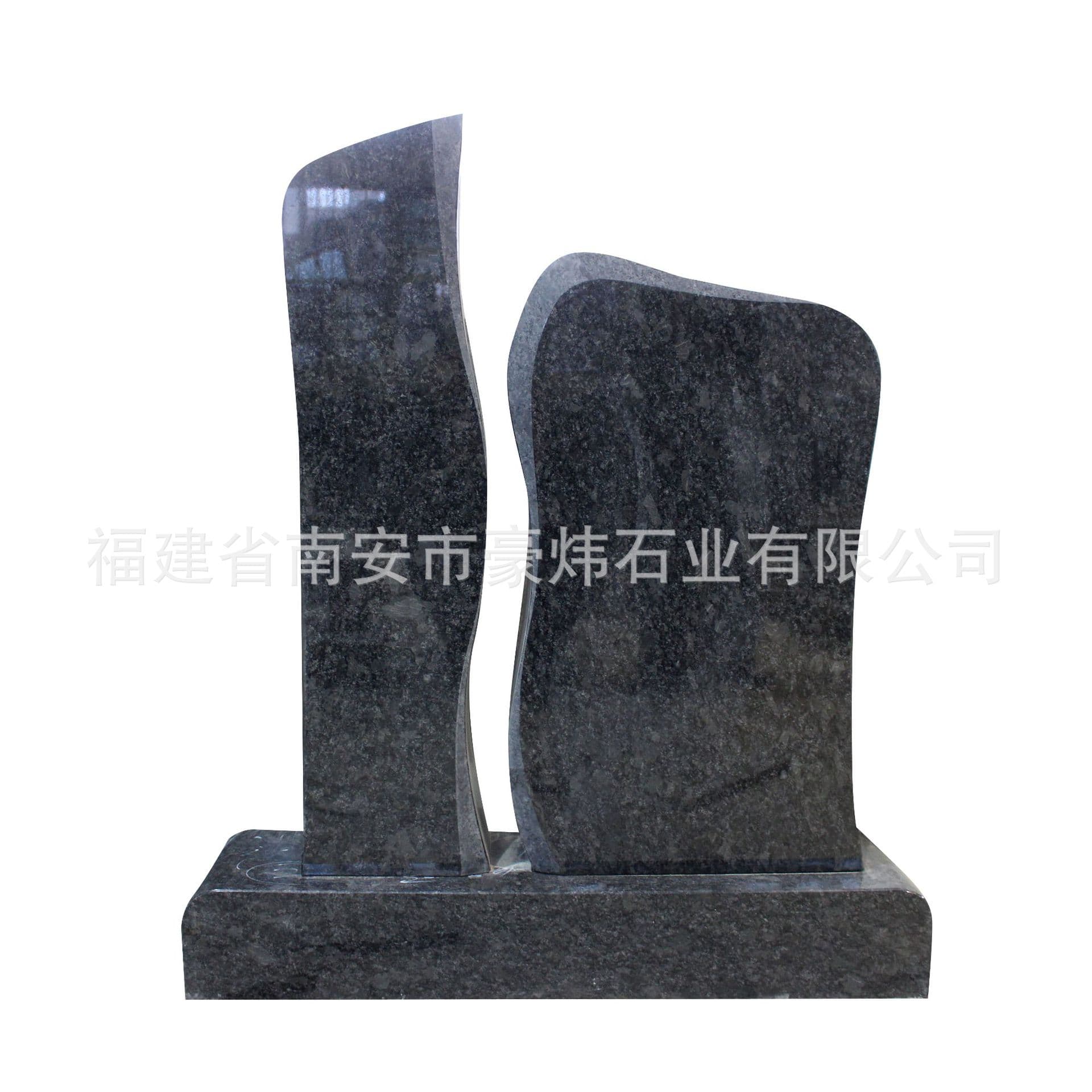 Wholesale European German tombstones, custom granite upright stones, hand-carved memorial tombstones, factory direct.
