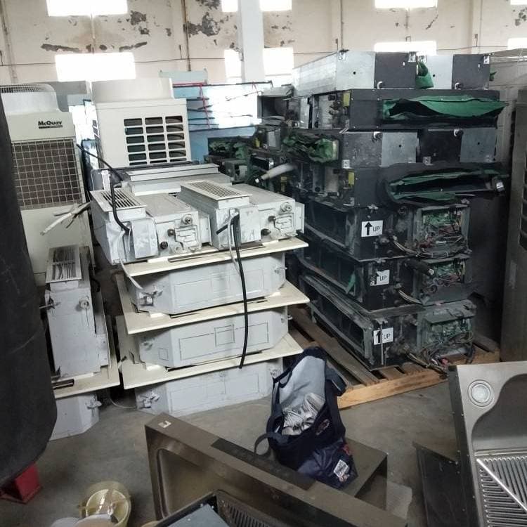 Industrial central air conditioning recycling with phone service and on-site pickup in Beijing, high offers for hotel-used second-hand AC units.