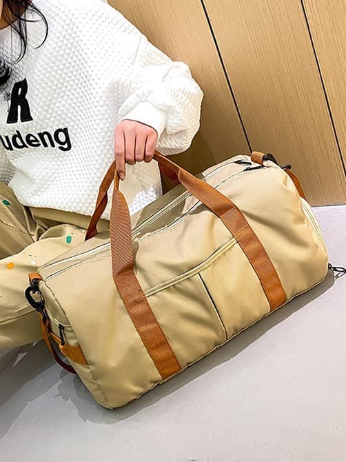 Hot-selling travel bag Oxford cloth shoulder crossbody fitness bag dry and wet separation shoe compartment cross-border luggage bag short-distance bag