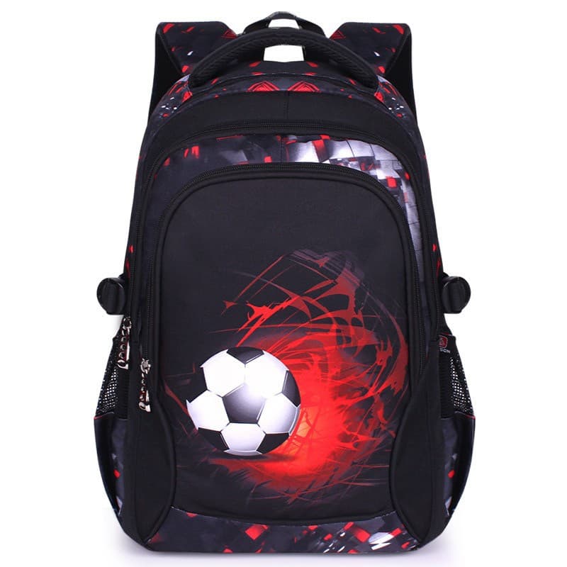 2023 New Elementary and Middle School Boys Backpack Casual Large Capacity Waterproof Lightweight Load-Reducing