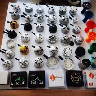 Aluminum Alloy Charcoal Screen for Hookah, Factory Direct Hookah Accessories Charcoal Bowl Cross-Border Supply Charcoal Tray HMD