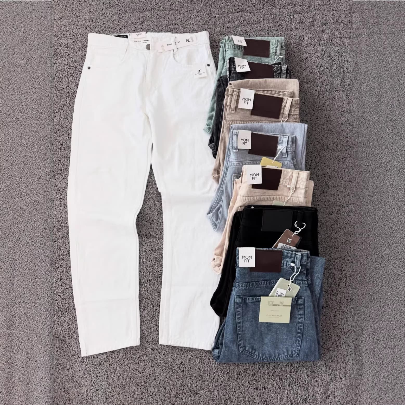 Minimalist American Trendy Slim Straight Men's Jeans High Street Versatile Long Pants Men's Jeans