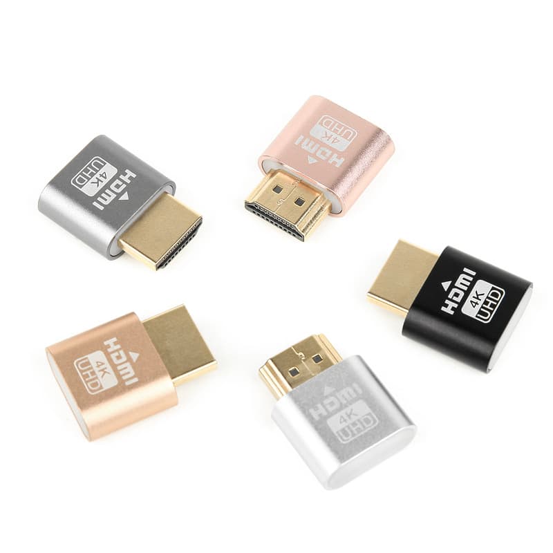 HDMI graphics card spoofing DP virtual monitor DVI game studio multi-instance remote VGA fake load network card