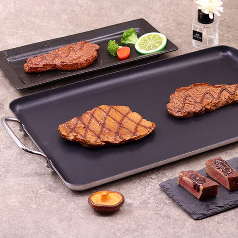 Heated BBQ Pan, Grilling Pan, Outdoor Picnic Fast Heating Plate, Portable BBQ Tray
