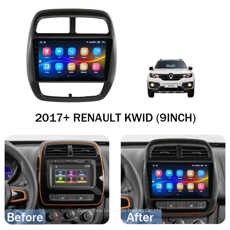 Applicable to 2017 + Renault KWID central control navigation surface frame Android navigation Variety cover frame modified large screen frame
