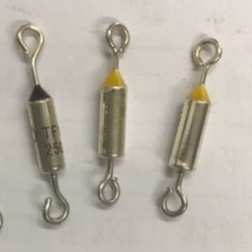 Wholesale RY Thermal Fuse for Fan Heaters, Small Appliance Thermal Cutoff 250V Temperature Control Bent Metal Fuse