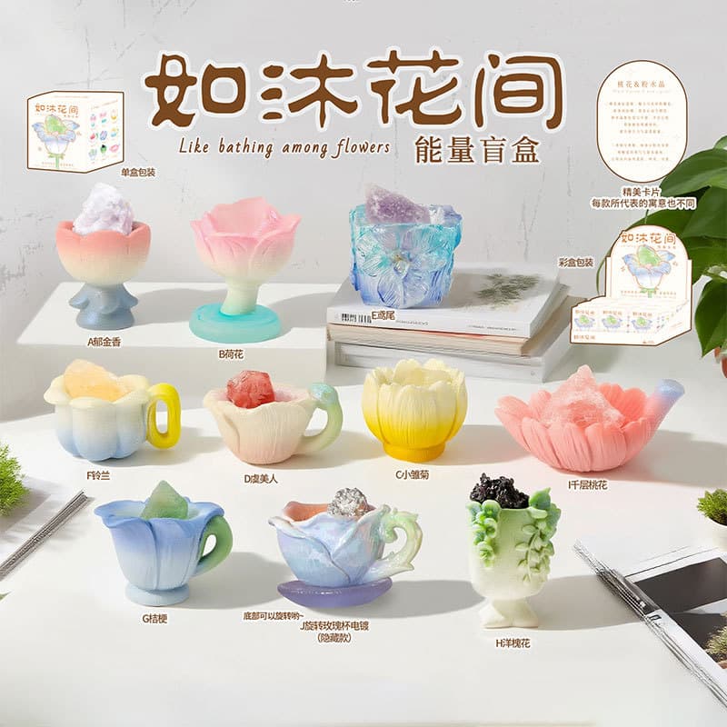 New Product: Energy Crystal Stone Blind Box, Creative Cartoon Aromatherapy Stone, Desktop Decoration, Gift