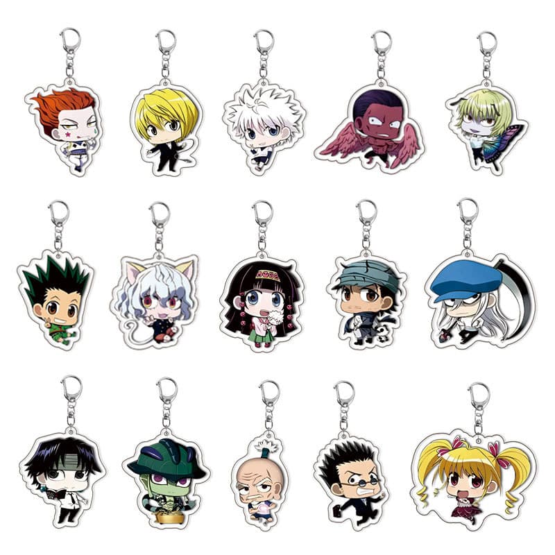 【Interlayer】Hunter x Hunter Acrylic Keychain Gon Freecss Kurapika Anime Backpack Charm