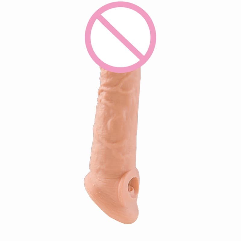 Penis Sleeve Amazon Best Seller Male Extension Thickening Sleeve Adult Products Sex Toys