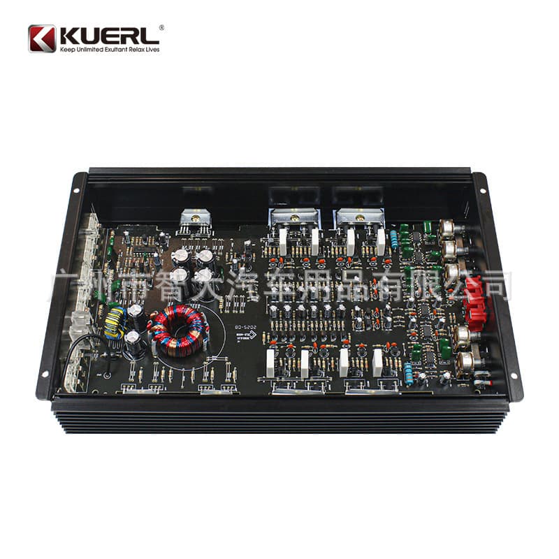 Factory Wholesale Class AB High-Power 4*80W Four-Channel Car Audio Modification Power Amplifier Four-Way Automotive